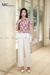SƠ MI THỜI TRANG HỌA TIẾT HOA AT191