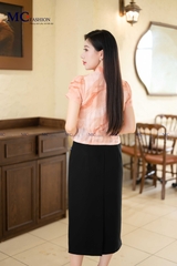 SƠ MI THỜI TRANG PHỐI BÈO VÀ HOA NGỰC AT194