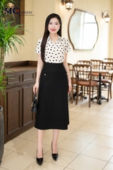 SƠ MI THỜI TRANG CHẤM BI AT198