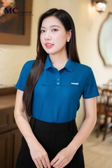 ÁO THUN POLO TRƠN CHỮ FASHION AP109
