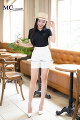 ÁO THUN POLO TRƠN CHỮ FASHION AP109