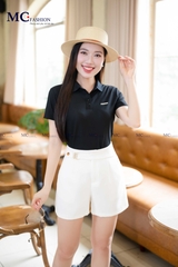 ÁO THUN POLO TRƠN CHỮ FASHION AP109