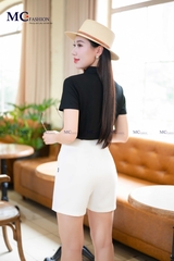 ÁO THUN POLO TRƠN CHỮ FASHION AP109