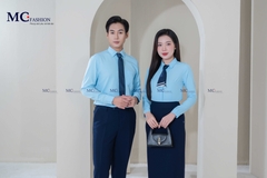 ĐỒNG PHỤC ÁO NAM DÀI TAY NAB111 VÀ ÁO NỮ DÀI TAY AB111