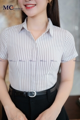 ÁO SƠ MI KẺ DỌC AB142