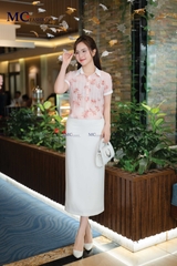 SƠ MI THỜI TRANG HỌA TIẾT HOA AT200