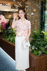 SƠ MI THỜI TRANG HỌA TIẾT HOA AT200