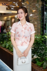 SƠ MI THỜI TRANG HỌA TIẾT HOA AT200