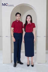 ĐỒNG PHỤC ÁO THUN APN106 (NAM) & AP106 (NỮ)