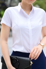 Cặp đôi hoàn hảo áo sơ mi trắng AB100 và quần âu công sở đơn giản nhưng vô cùng sang trọng