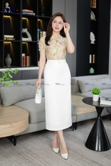 SƠ MI THỜI TRANG CỔ THẮT NƠ AT207