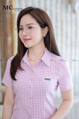 ÁO THỜI TRANG CỔ ĐỨC KẺ Ô VUÔNG AT210