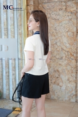ÁO THUN POLO CỔ PHỐI, THÊU CỔ VÀ NGỰC AP112