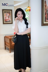 ÁO THỜI TRANG TAY PHỐI HOA AT218
