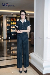Quần kẻ ống đứng suông QA110