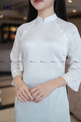 Set áo dài gấm công sở AD105 và quần QD100