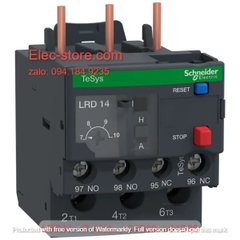 Relay Nhiệt Schneider - LRD series - Đuôi Nhiệt Schneider LRD14 (7-10)A - rơ le nhiệt schneider