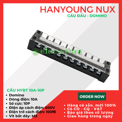 Cầu Đấu Hanyoung HYBT - Cầu Đấu HYT - Cầu Đấu 10A 10P Hàn Quốc -  HYBT 1010 Hanyoung Nux