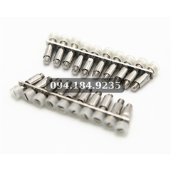 Cầu đấu dây phụ kiện - Ốc vít - Shorting Sleeves | Ống nối tắt cho cầu đấu DIN, kèm vít - Cầu đấu connectech Salzer