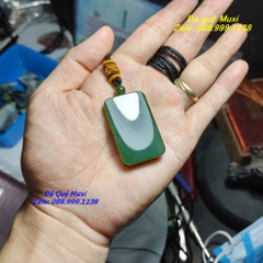 MẶT DÂY CHUYỀN VÔ SỰ BÀI NGỌC BÍCH XANH TỰ NHIÊN HÀNG ĐẸP CHO NAM