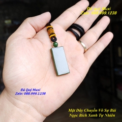 MẶT DÂY CHUYỀN VÔ SỰ BÀI NGỌC BÍCH XANH TỰ NHIÊN