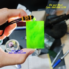 MẶT DÂY CHUYỀN VÔ SỰ BÀI NGỌC BÍCH XANH TỰ NHIÊN LOẠI CAO CẤP