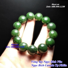 VÒNG ĐEO TAY NGỌC BÍCH TỰ NHIÊN CHO NAM