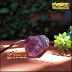 DÂY CHUYỀN BÁT GIÁC ĐÁ FLUORITE ĐA SẮC