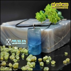 DÂY CHUYỀN BÁT GIÁC ĐÁ FLUORITE XANH DƯƠNG