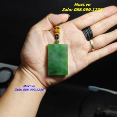 MẶT DÂY CHUYỀN VÔ SỰ BÀI NGỌC BÍCH XANH TỰ NHIÊN