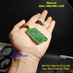 MẶT DÂY CHUYỀN VÔ SỰ BÀI NGỌC BÍCH XANH TỰ NHIÊN
