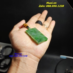 MẶT DÂY CHUYỀN VÔ SỰ BÀI NGỌC BÍCH XANH TỰ NHIÊN