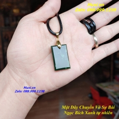 MẶT DÂY CHUYỀN VÔ SỰ BÀI NGỌC BÍCH XANH TỰ NHIÊN