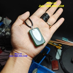 MẶT DÂY CHUYỀN VÔ SỰ BÀI NGỌC BÍCH XANH TỰ NHIÊN HÀNG ĐẸP