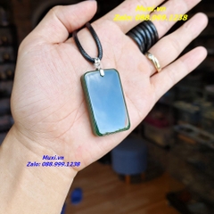 MẶT DÂY CHUYỀN VÔ SỰ BÀI NGỌC BÍCH XANH TỰ NHIÊN HÀNG ĐẸP