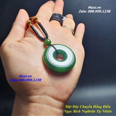 MẶT DÂY CHUYỀN ĐỒNG ĐIẾU NGỌC BÍCH TỰ NHIÊN