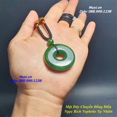 MẶT DÂY CHUYỀN ĐỒNG ĐIẾU NGỌC BÍCH TỰ NHIÊN