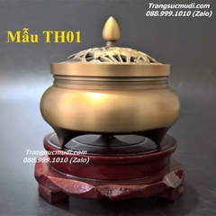 LƯ XÔNG TRẦM HƯƠNG BẰNG ĐỒNG - Mẫu VP08