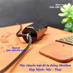 DÂY CHUYỀN BÁT GIÁC ĐÁ OBSIDIAN