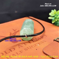 DÂY CHUYỀN BÁT GIÁC ĐÁ THẠCH ANH XANH (AVENTURINE)