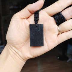 MẶT DÂY CHUYỀN ĐÁ SHUNGITE TỰ NHIÊN-ĐÁ CHẮN SÓNG ĐIỆN TỪ