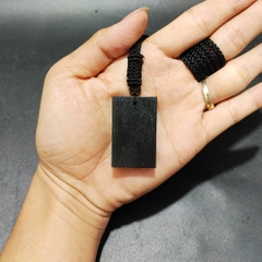 MẶT DÂY CHUYỀN ĐÁ SHUNGITE TỰ NHIÊN-ĐÁ CHẮN SÓNG ĐIỆN TỪ