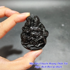 MẶT DÂY CHUYỀN HOÀNG THẦN TÀI BÍCH ĐEN TỰ NHIÊN