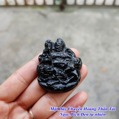 MẶT DÂY CHUYỀN HOÀNG THẦN TÀI BÍCH ĐEN TỰ NHIÊN