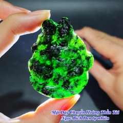 MẶT DÂY CHUYỀN HOÀNG THẦN TÀI BÍCH ĐEN TỰ NHIÊN