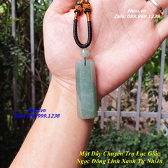 DÂY CHUYỀN BÁT GIÁC THẠCH ANH DÂU TÂY XANH