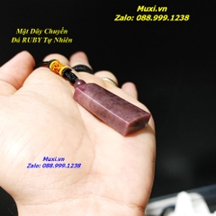 MẶT DÂY CHUYỀN VÔ SỰ BÀI ĐÁ RUBY TỰ NHIÊN