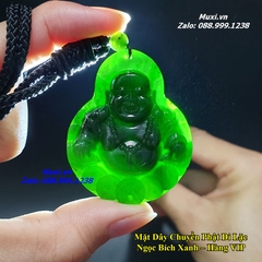 MẶT DÂY CHUYỀN PHẬT DI LẶC NGỌC BÍCH XANH - HÀNG VIP