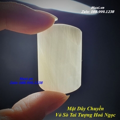 MẶT DÂY CHUYỀN SÒ TAI TƯỢNG HOÁ NGỌC TỰ NHIÊN