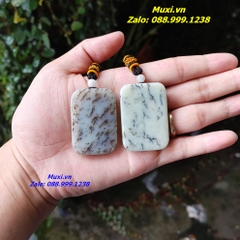 MẶT DÂY CHUYỀN VÔ SỰ BÀI NGỌC HOÀ ĐIỀN VÂN RÊU
